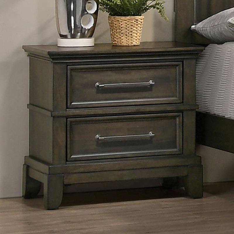 HOUSTON NIGHT STAND By FURNITURE OF AMERICA CM7221GY-N