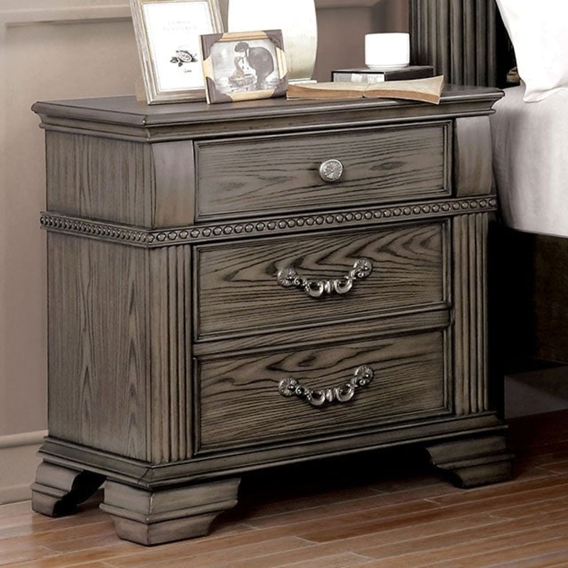 PAMPHILOS NIGHT STAND By FURNITURE OF AMERICA FOA7144GY-N