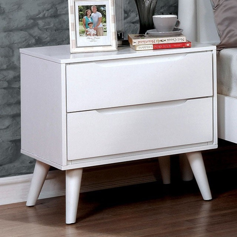 LENNART NIGHT STAND By FURNITURE OF AMERICA CM7386WH-N