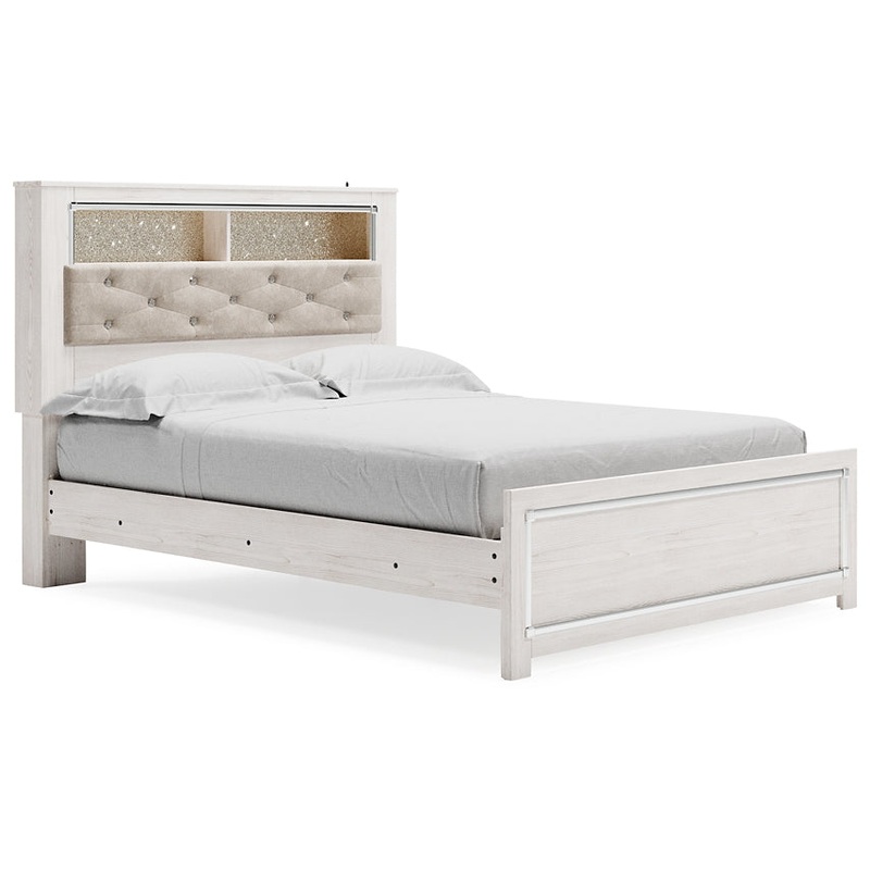 Altyra Queen Panel Bookcase Bed