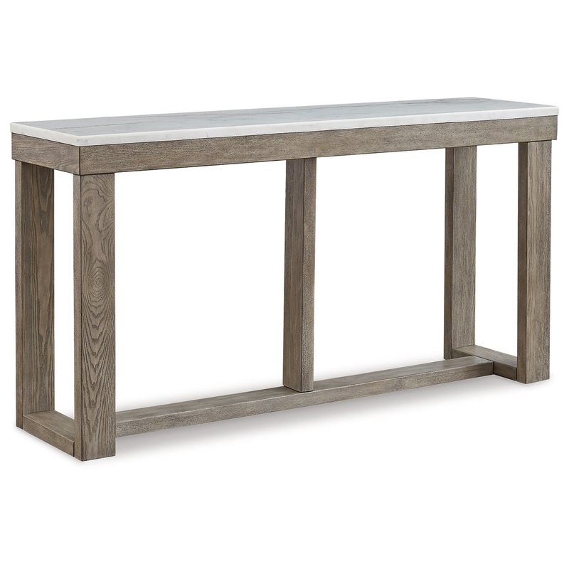 Loyaska – Sofa Table – Brown / Ivory