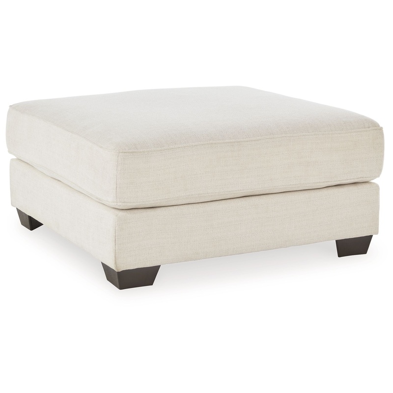 Lerenza – Oversized Accent Ottoman – Birch