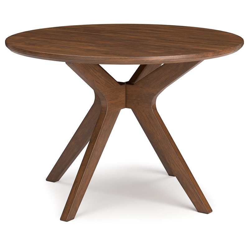 Lyncott – Round Dining Room Table – Brown