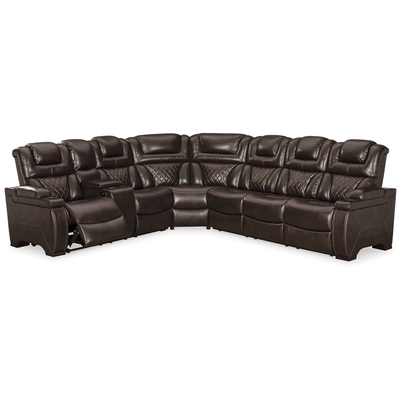 Warnerton 3-Piece Power Reclining Sectional