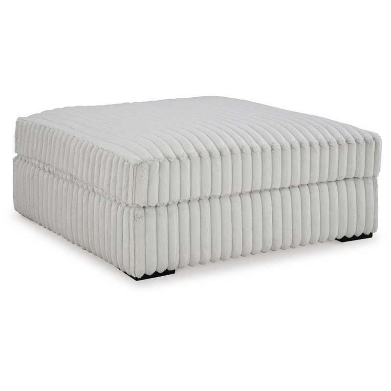 Stupendous – Oversized Accent Ottoman – Alloy