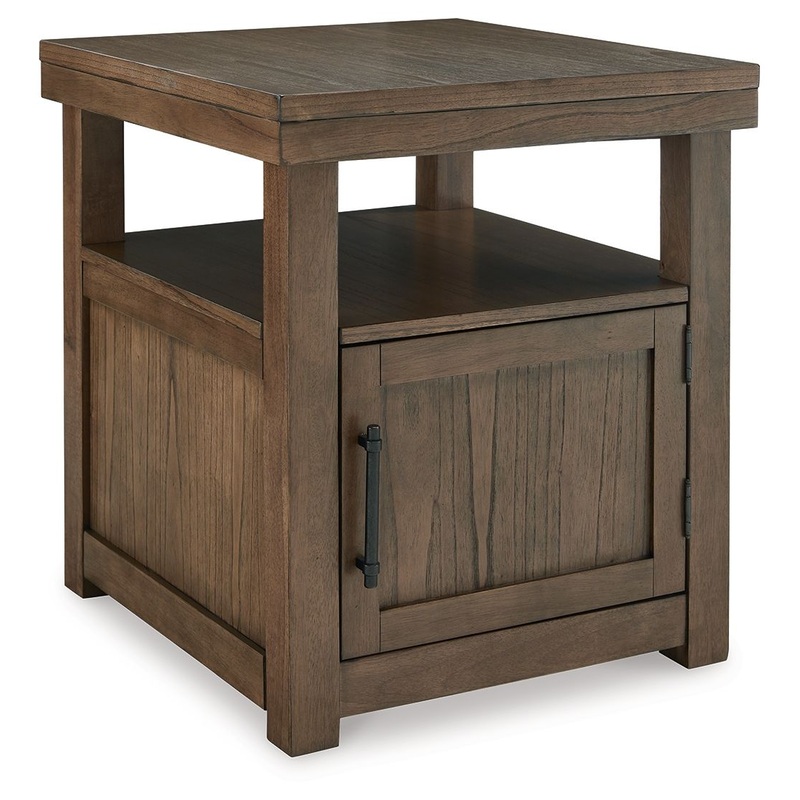Boardernest – Rectangular End Table – Brown