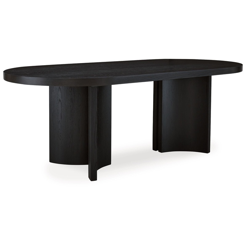 Rowanbeck – Oval Dining Room Table – Black