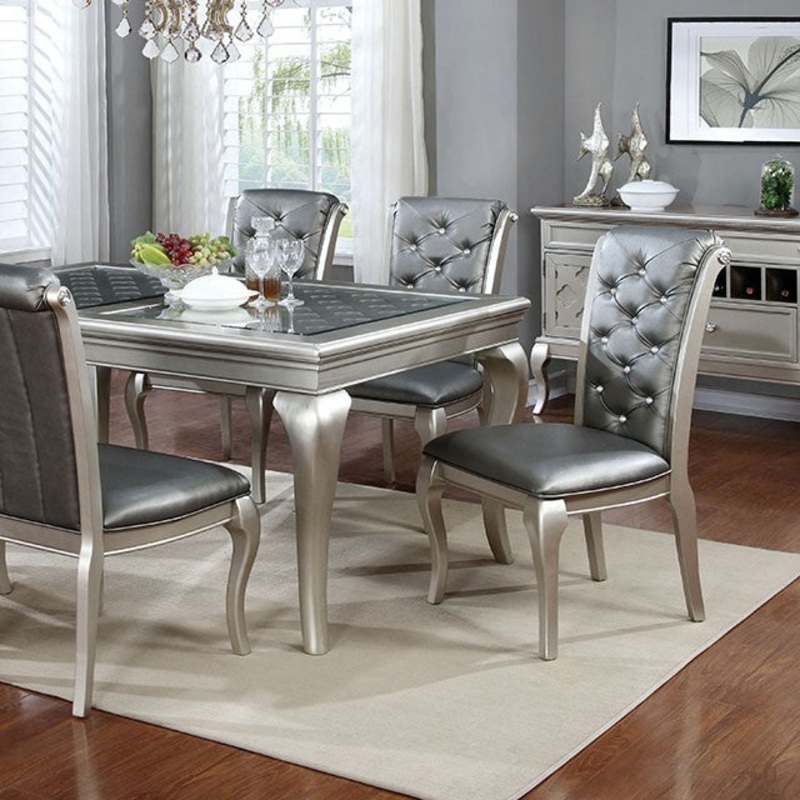 AMINA 66 DINING TABLE By FURNITURE OF AMERICA CM3219T-66