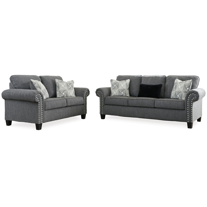 Agleno Sofa and Loveseat