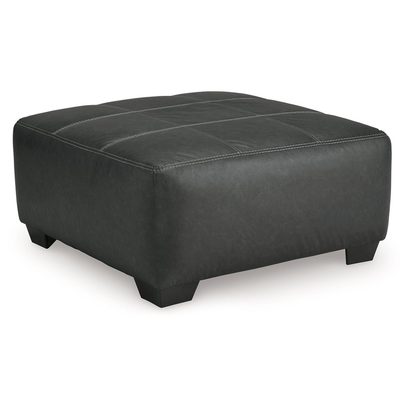 Brixley Pier – Oversized Accent Ottoman – Graphite