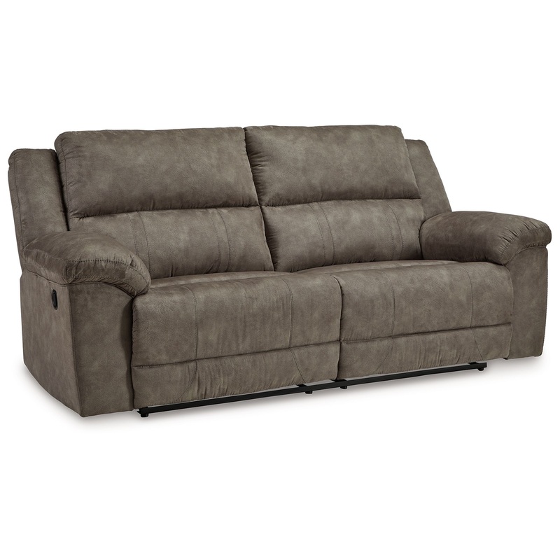 Laresview – 2 Seat Reclining Sofa – Fossil