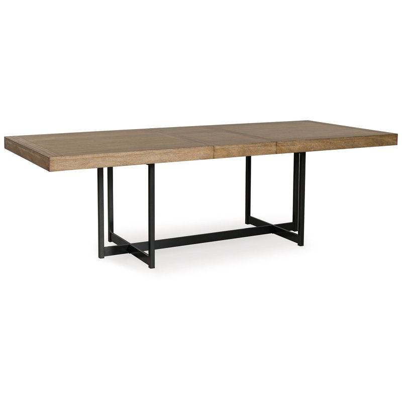 Tomtyn – Rectangular Dining Room Extension Table – Light Brown