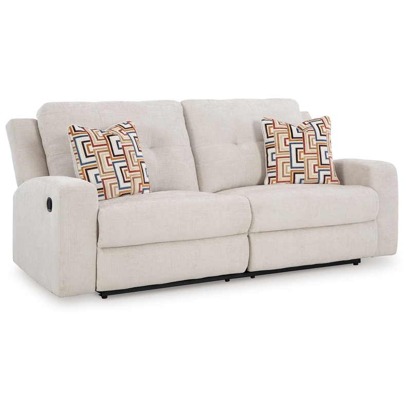 Danum – 2 Seat Reclining Sofa|Blue|White