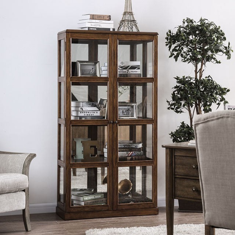 VILAS CURIO CABINET By FURNITURE OF AMERICA CM-CR140A