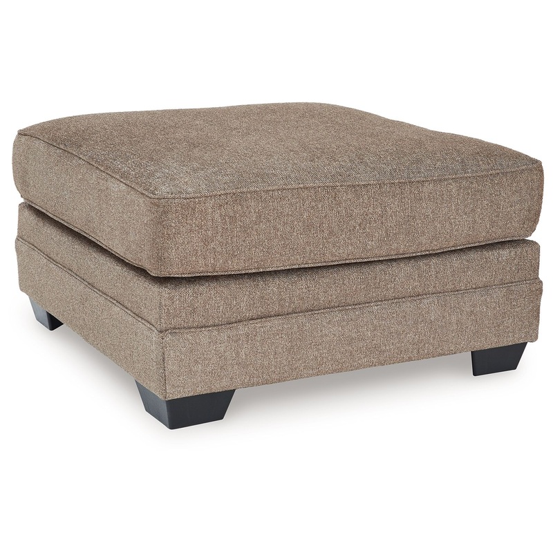 Cannonbrook – Oversized Accent Ottoman – Nutmeg