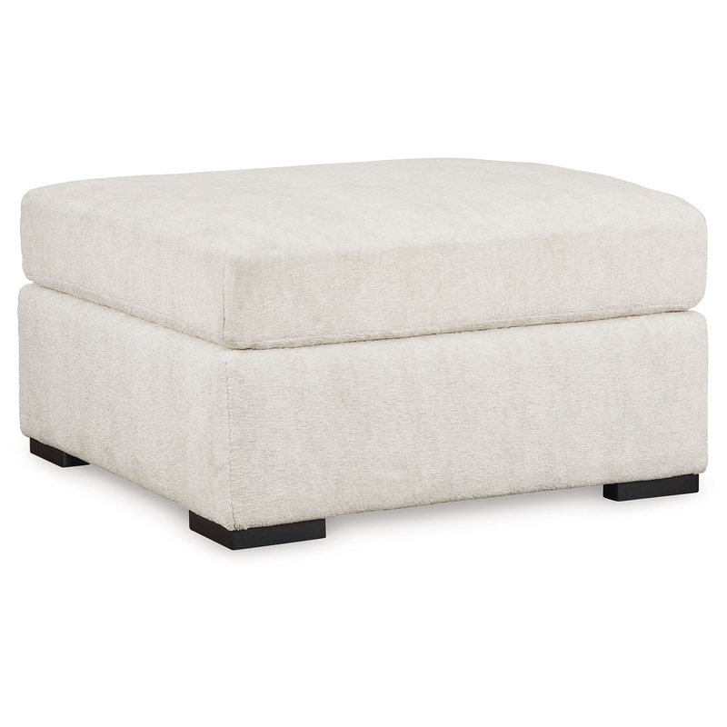 Chessington – Oversized Accent Ottoman – Ivory