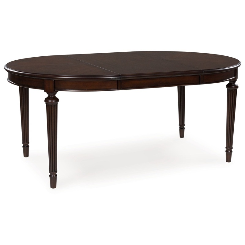 Lavinton – Oval Dining Room Extension Table – Brown