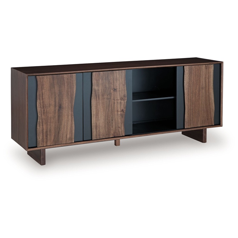 Welby – Accent Cabinet – Brown / Charcoal