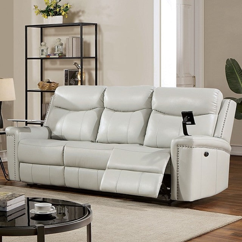 FLORINE POWER SOFA By FURNITURE OF AMERICA CM6252LG-SF-PM