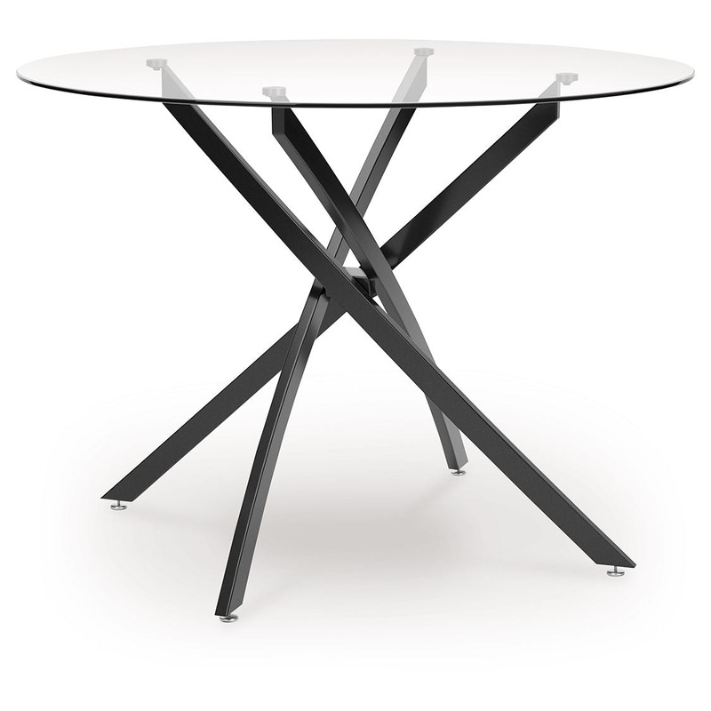 Pharwynn – Round Dining Room Table – Black