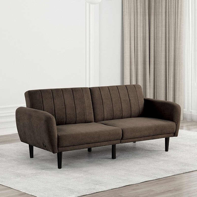 ARISTIDE FUTON SOFA By FURNITURE OF AMERICA FM2900BR