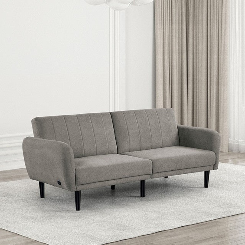 ARISTIDE FUTON SOFA By FURNITURE OF AMERICA FM2900GY