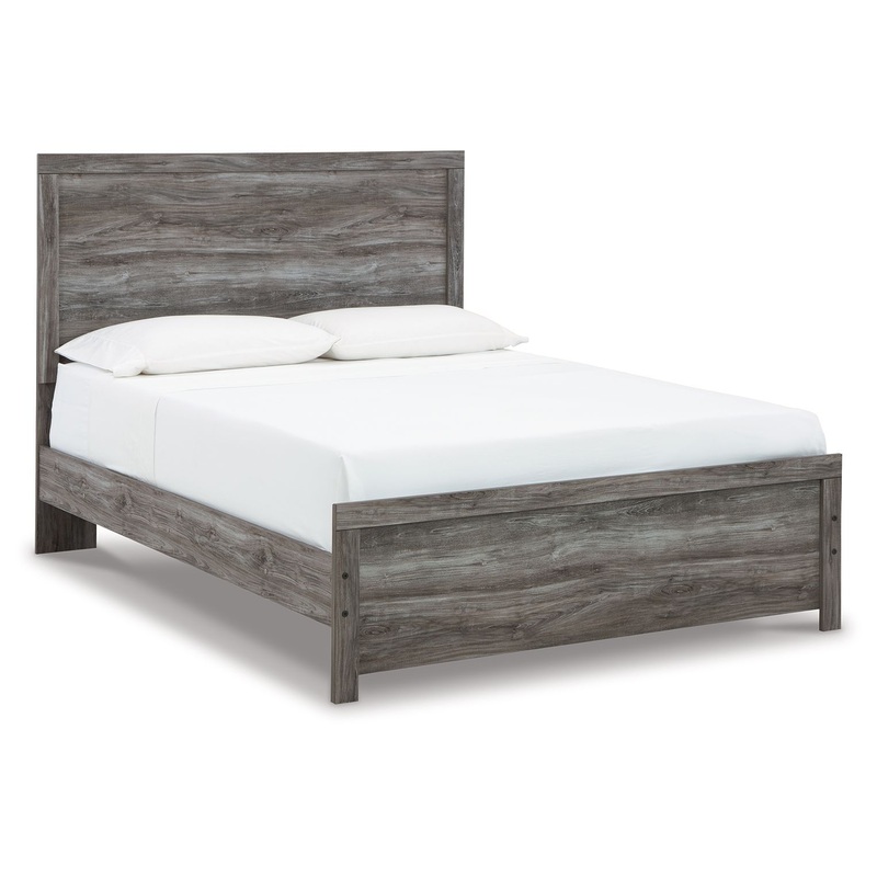 Bronyan – Panel Bed|Dark Gray|Queen|King