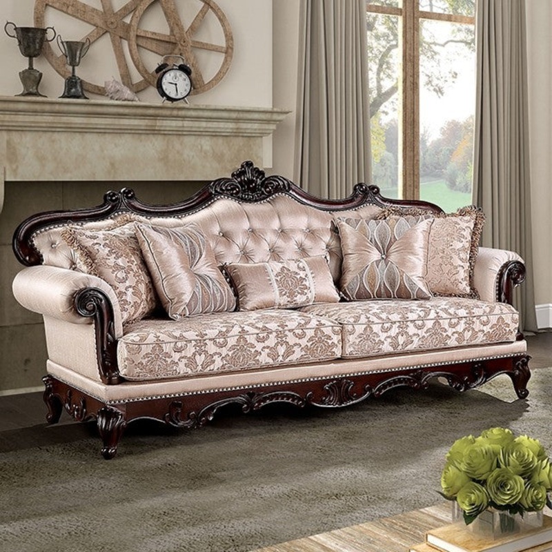 VERACRUZ SOFA By FURNITURE OF AMERICA FM65002BR-SF