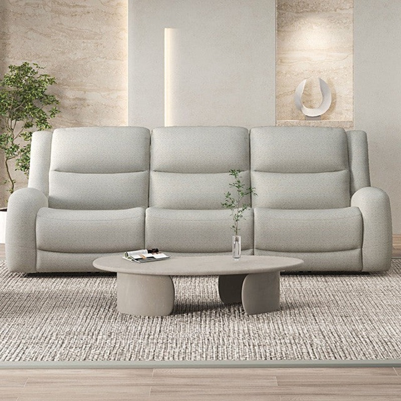 GIRALDUS MANUAL RECLINER SOFA By FURNITURE OF AMERICA CM9988BG-SF-M