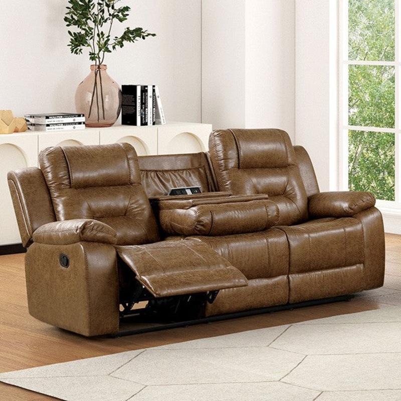 EZEKIUS SOFA By FURNITURE OF AMERICA FM6011BR-SF-M