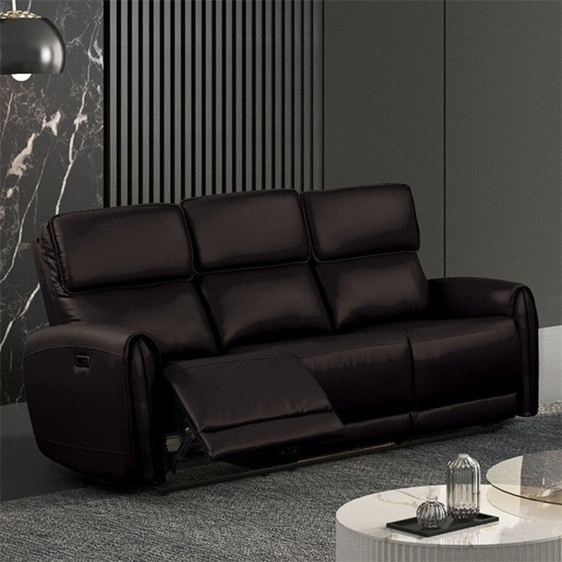 SCHLIEREN POWER SOFA By FURNITURE OF AMERICA FM6012BK-SF-PM