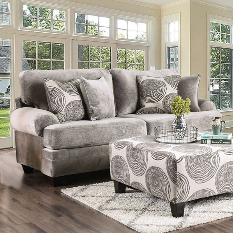 BONAVENTURA SOFA By FURNITURE OF AMERICA SM5142GY-SF