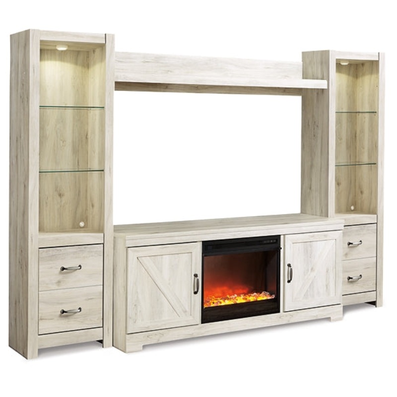 Bellaby 4-Piece Entertainment Center with Fireplace