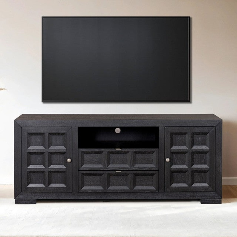 STERLING WEST 72 TV CONSOLE By FURNITURE OF AMERICA FM49011BK-TV