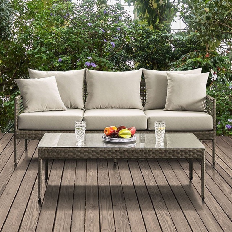 ALEISHA PATIO SOFA By FURNITURE OF AMERICA CM-OS2589-SF
