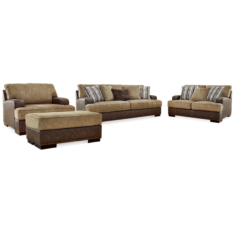 Alesbury Sofa, Loveseat, Chair and Ottoman