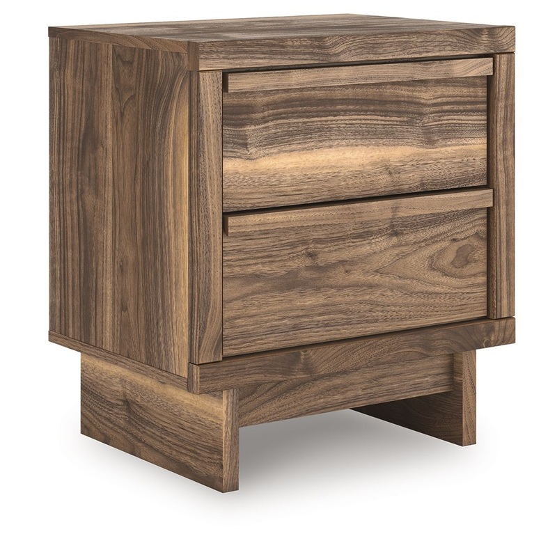 Chirason – Two Drawer Night Stand – Brown