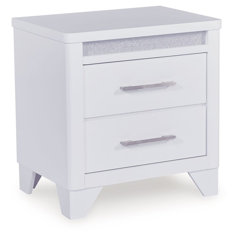 Jarlee – Two Drawer Night Stand – White