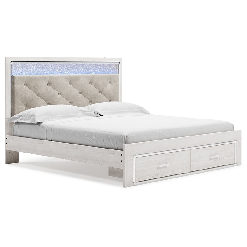 Altyra King Upholstered Storage Bed