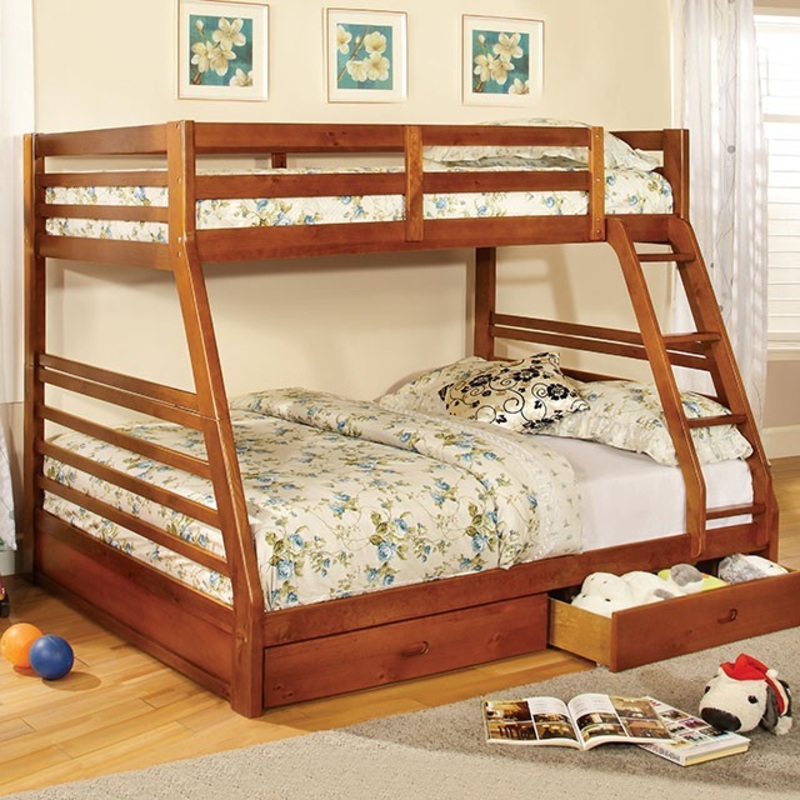 CALIFORNIA BUNK BED By FURNITURE OF AMERICA CM-BK588A-BED