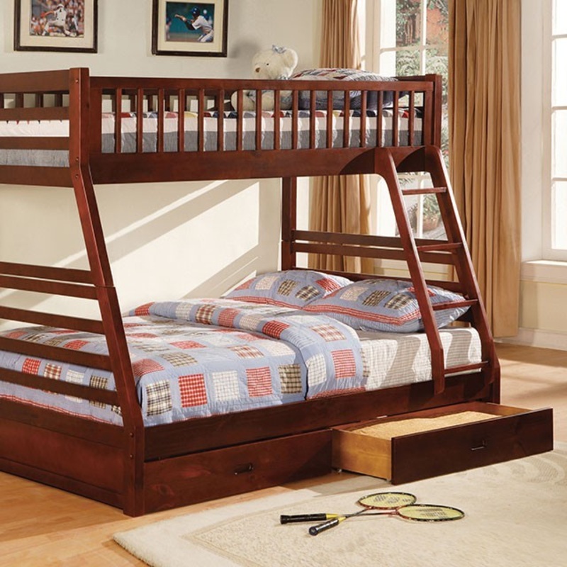 CALIFORNIA BUNK BED By FURNITURE OF AMERICA CM-BK601CH-BED