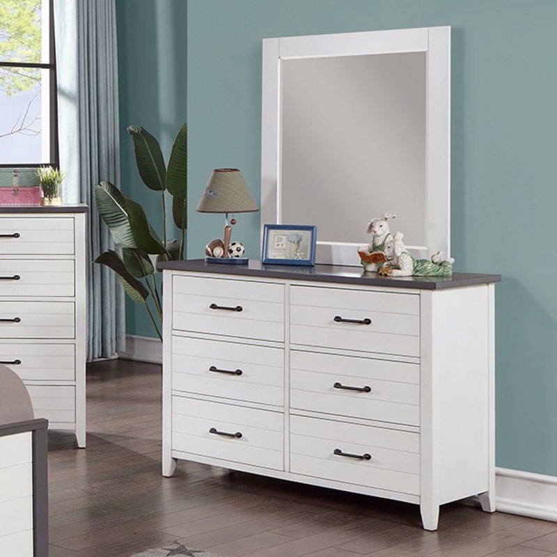 PRIAM DRESSER By FURNITURE OF AMERICA CM7467WH-D