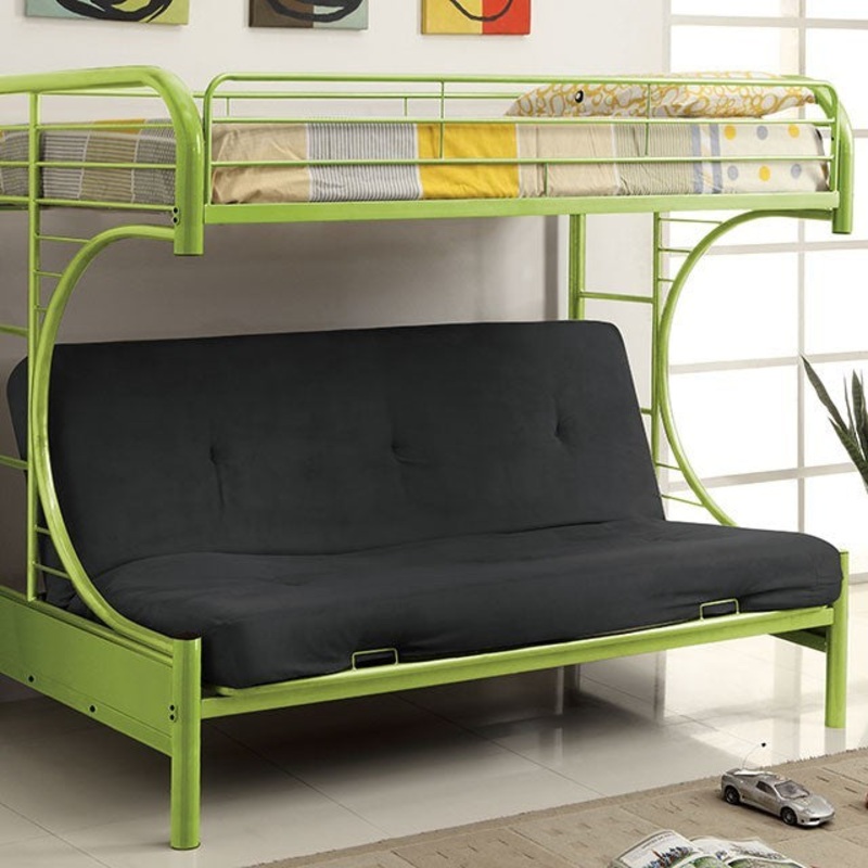RAINBOW BUNK BED By FURNITURE OF AMERICA CM-BK1034-AG-BED