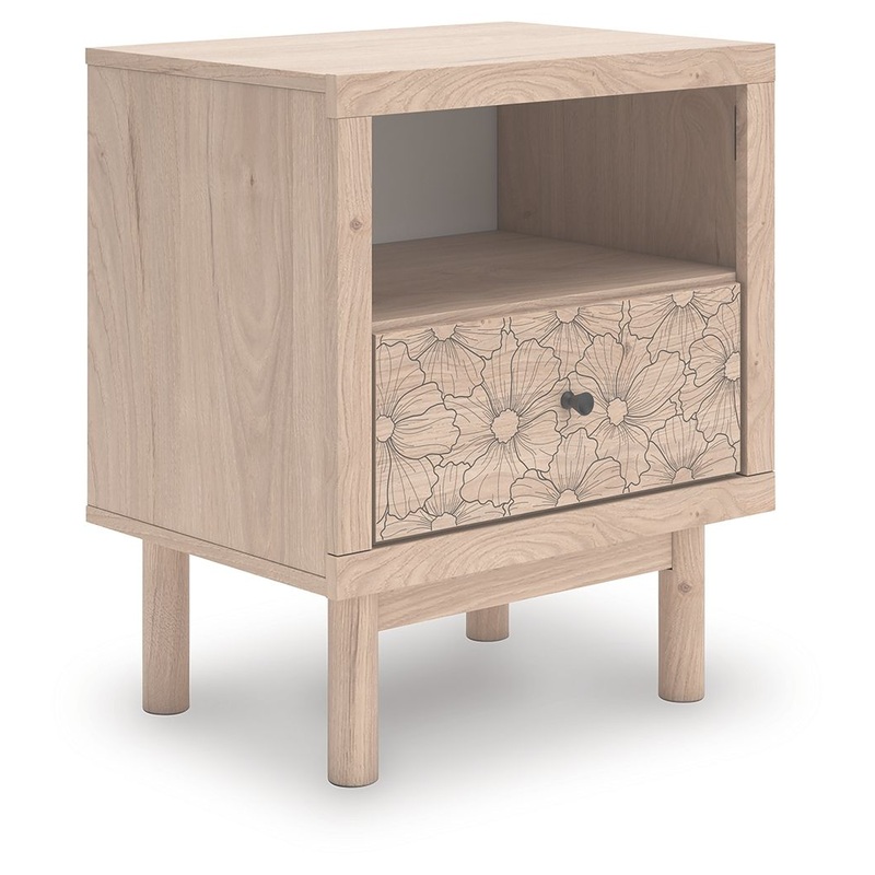 Arloster – One Drawer Night Stand – Tan