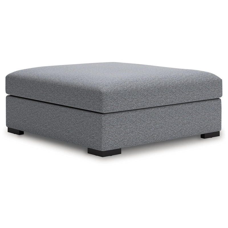 Bealton – Oversized Accent Ottoman – Salt And Pepper