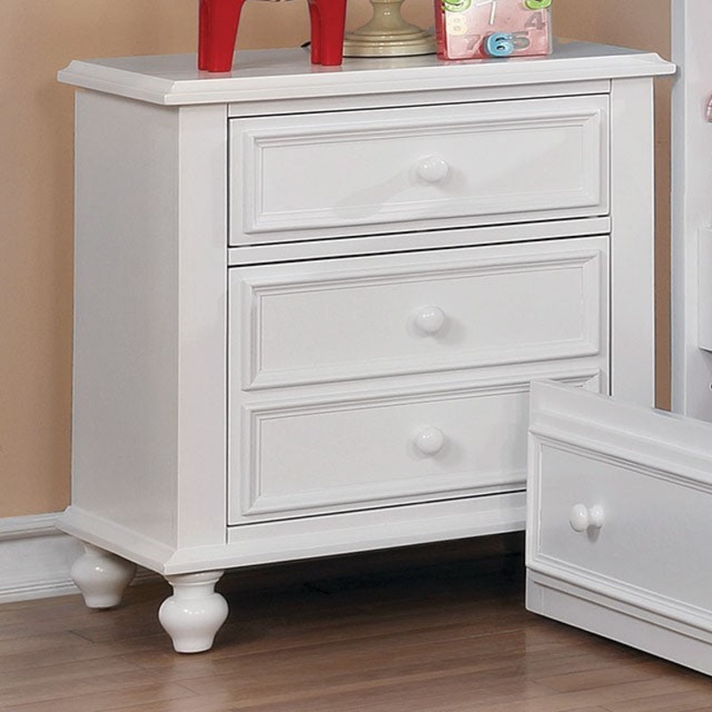 OLIVIA NIGHT STAND By FURNITURE OF AMERICA CM7155WH-N
