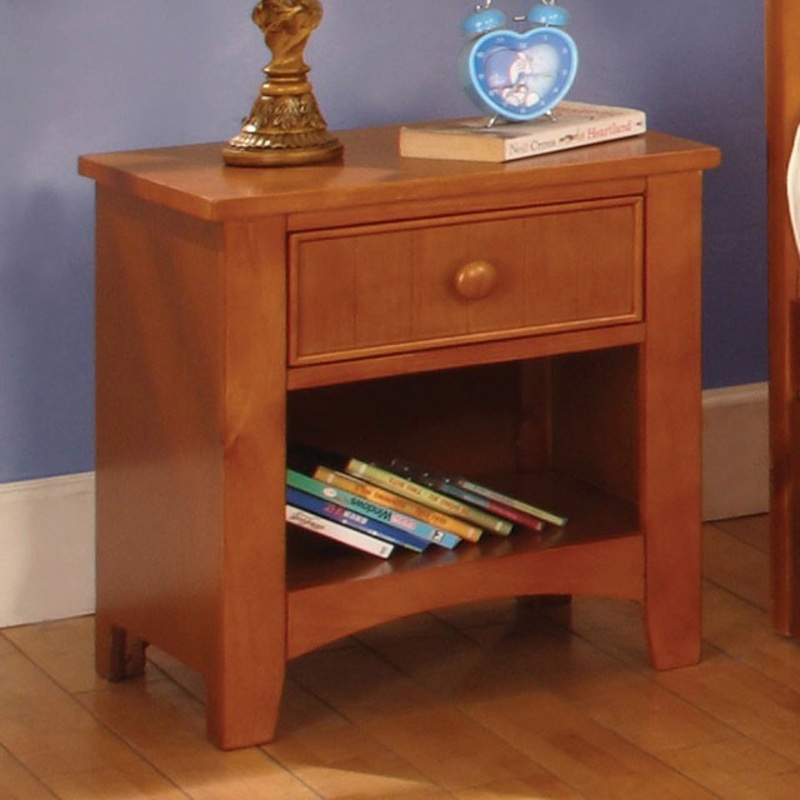 OMNUS NIGHT STAND By FURNITURE OF AMERICA CM7905OAK-N