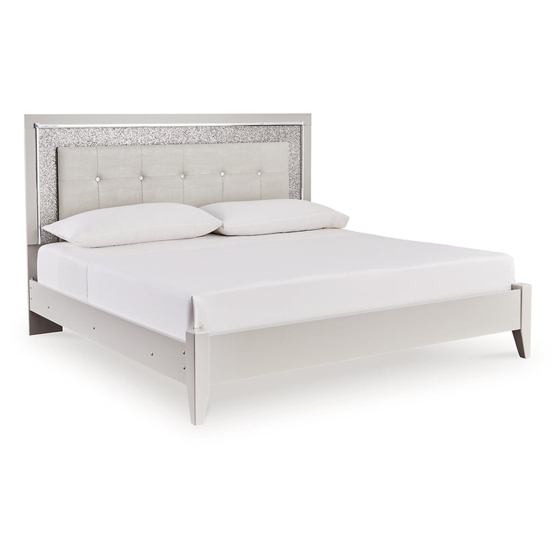 Zyniden King Upholstered Panel Bed
