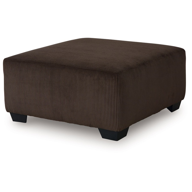 Kimlee – Oversized Accent Ottoman – Chocolate