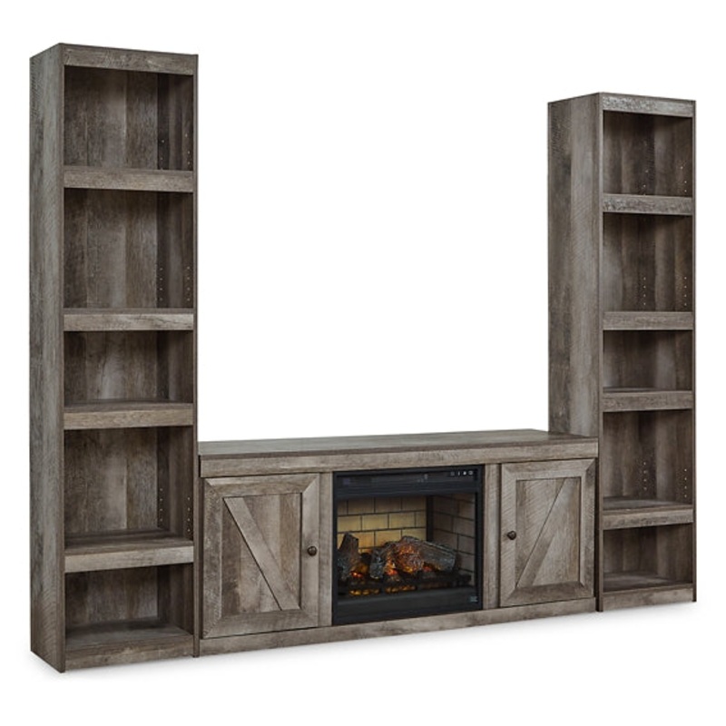 Wynnlow 3-Piece Entertainment Center with Electric Fireplace